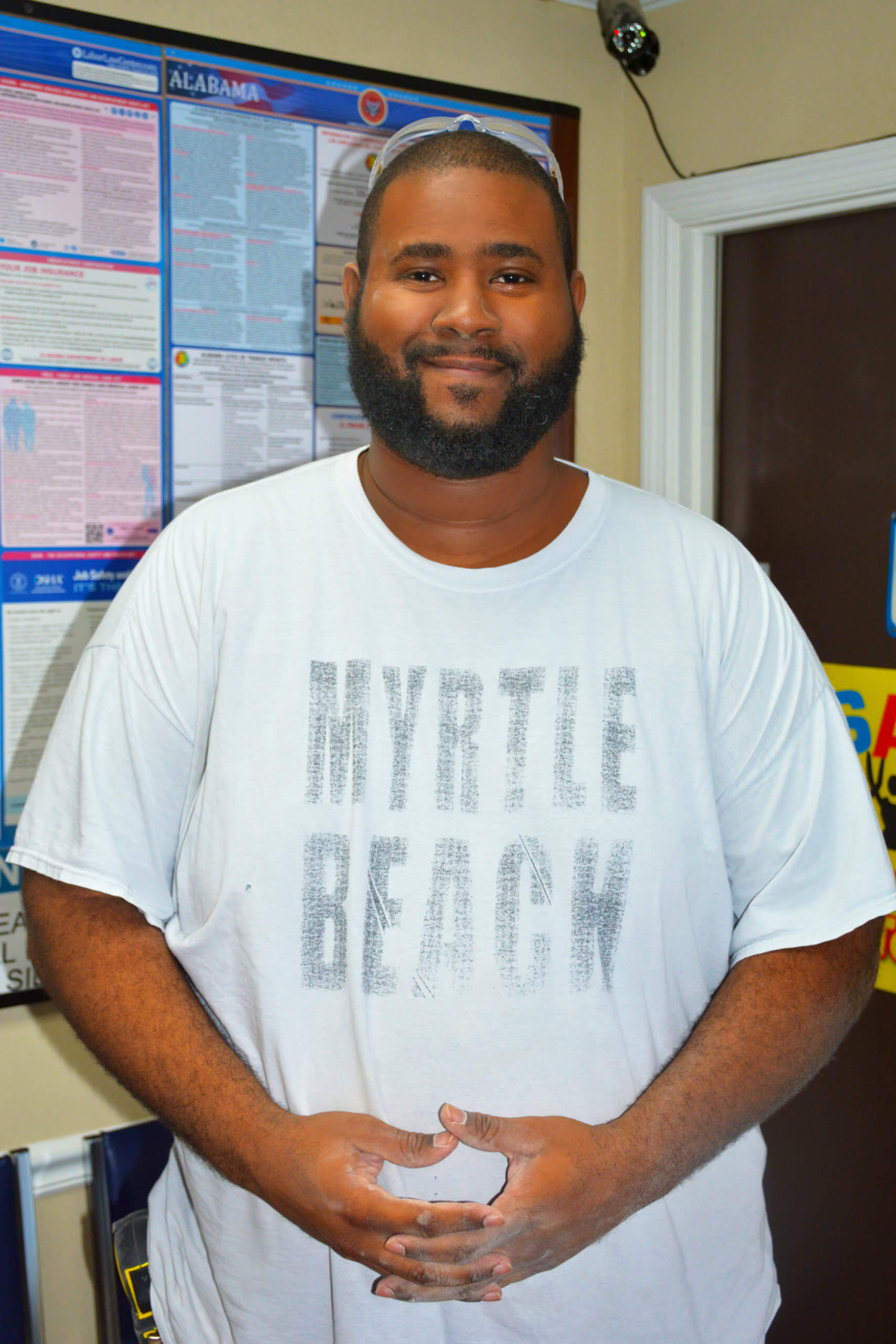 Portrait of Justin Bennett, Safety Champion